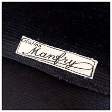 Charger l'image dans la galerie, 1950s - MANFRY, France - Solid Black Corduroy Top - W30 (76cm)