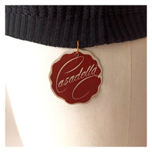 Charger l'image dans la galerie, 1950s - Deadstock - CASADELLA, Spain - Black Knit Top - Size S/M