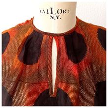 Load image into Gallery viewer, 1960s - Fabulous Glowing Sheer Lurex Blouse - W32 (82cm)
