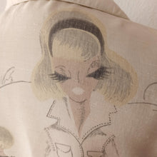 Charger l'image dans la galerie, 1960s - CHUMLEY SPORT, USA - Novelty Golf Players Rayon Top - M/L