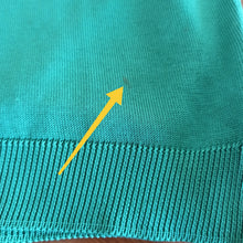 Cargar imagen en el visor de la galería, 1960s - Deadstock - RECODER, Spain - Green Knit Top - Size Large