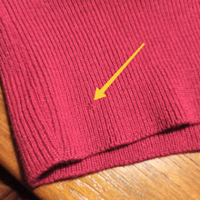 Charger l'image dans la galerie, 1950s - Stunning Zipper Back JD Red Wool Top - Size S/M