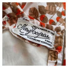 Laden Sie das Bild in den Galerie-Viewer, 1960s - MARY BEYREIS, Paris - Floral Cotton Dress - W32 (82cm)