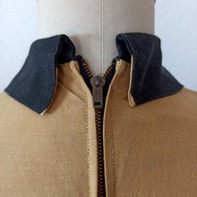 Load image into Gallery viewer, 1940s - Amazing Black & Mustard Yellow Cotton Dress - W25 (64cm)
