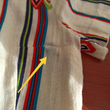 Charger l'image dans la galerie, 1960s - Gorgeous Diamonds Print Smoked Cotton Dress - W29 (74cm)