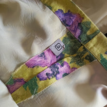 Load image into Gallery viewer, 1950s 1960s - Stunning Lime Floral Print Cotton Dress - W30 (76cm)