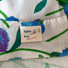 Load image into Gallery viewer, 1950s - Deadstock NWT - Stunning French Clovers Cotton Dress - W28 (72cm)