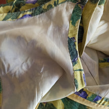 Load image into Gallery viewer, 1950s 1960s - Stunning Lime Floral Print Cotton Dress - W30 (76cm)