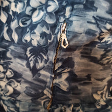 Charger l'image dans la galerie, 1950s - TREVIRA, Germany - Stunning Blue Floral Dress - W34 (86cm)