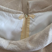Charger l'image dans la galerie, 1960s - Gorgeous Ivory Gold Lurex Top - Size S/M