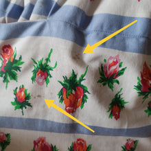 Carica l'immagine nel visualizzatore di Gallery, 1950s - Adorable Pockets Roseprint Cotton Dress - W27 (68cm)