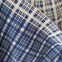 Charger l'image dans la galerie, 1950s - Gorgeous Sailor Collar Textured Cotton Dress - W26 (66cm)