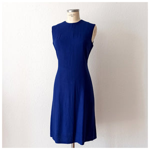 1960s - PRESTIGE by David Presson, Boston - Rayon Dress - W33 (84cm)