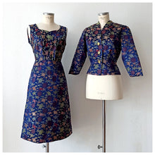 Charger l'image dans la galerie, 1950s - Stunning Oriental Embroidery Jacket & Dress Set - W30 (76cm)