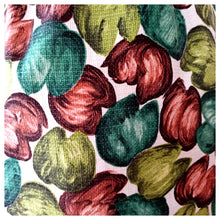 Load image into Gallery viewer, 1950s - Fabulous Colors Floral Cotton Dress - W30 (76cm)