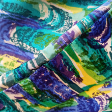 Carica l'immagine nel visualizzatore di Gallery, 1940s 1950s - GOLTNATEL, Germany - Abstract Rayon Dress - W28 (72cm)