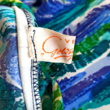 Carica l'immagine nel visualizzatore di Gallery, 1940s 1950s - GOLTNATEL, Germany - Abstract Rayon Dress - W28 (72cm)