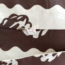 Cargar imagen en el visor de la galería, 1950s - Gorgeous French Cotton Dress - W27 (68cm)