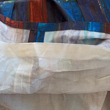 Charger l'image dans la galerie, 1950s - Spectacular German Abstract Cotton Silk Dress - W28.5 (72cm)