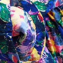 Load image into Gallery viewer, 1940s - Germany - Colorful Floral Cold Rayon Dress  - W30 (76cm)