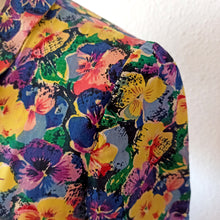 Load image into Gallery viewer, 1940s - Germany - Colorful Floral Cold Rayon Dress  - W30 (76cm)