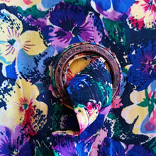 Load image into Gallery viewer, 1940s - Germany - Colorful Floral Cold Rayon Dress  - W30 (76cm)