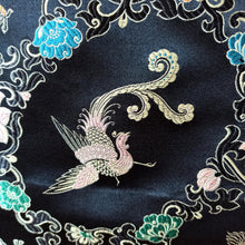 Charger l'image dans la galerie, 1950s 1960s - Stunning Black Dragons & Peacocks Embroidery Dress - W28 (70cm)