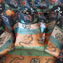 Charger l'image dans la galerie, 1950s 1960s - Stunning Black Dragons & Peacocks Embroidery Dress - W28 (70cm)