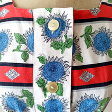 Charger l'image dans la galerie, 1950s - GOLDSIEGEL, Germany - Adorable Sun Flowers Dress - W29 (74cm)