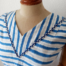 Charger l'image dans la galerie, 1950s - GUY, France - Gorgeous Pockets Cotton Dress - W27 to 31 (68 to 80cm)