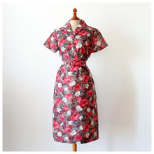 Charger l'image dans la galerie, 1950s 1960s - DEADSTOCK, Paris - Gorgeous Satin Dress - W29 (74cm)