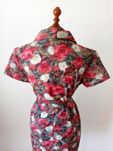 Charger l'image dans la galerie, 1950s 1960s - DEADSTOCK, Paris - Gorgeous Satin Dress - W29 (74cm)