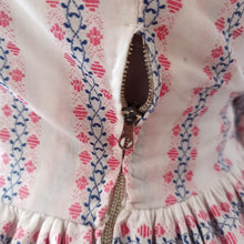 Charger l'image dans la galerie, 1950s - Adorable Cotton Bolero Dress - W29 (74cm)