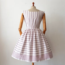 Charger l'image dans la galerie, 1950s - Adorable Cotton Bolero Dress - W29 (74cm)