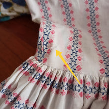 Charger l'image dans la galerie, 1950s - Adorable Cotton Bolero Dress - W29 (74cm)