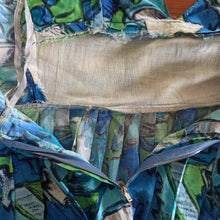Charger l'image dans la galerie, 1950s - Stunning Novelty Abstract Cold Rayon Dress - W25 (64cm)