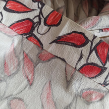 Charger l'image dans la galerie, 1950s - Stunning French Textured Cotton Dress - W27 (68cm)