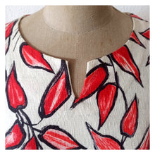 Charger l'image dans la galerie, 1950s - Stunning French Textured Cotton Dress - W27 (68cm)