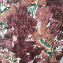 Cargar imagen en el visor de la galería, 1950s - Gorgeous French Abstract Floral Cotton Dress - W34 (86cm)