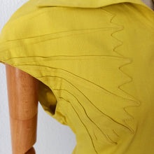 Cargar imagen en el visor de la galería, 1940s 1950s - Outstanding French Couture Linen Dress  - W31.5/32 (80/82cm)