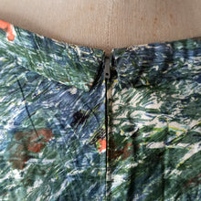 Charger l'image dans la galerie, 1940s 1950s - RENÉE FLEURENCE, France - Zipper Front Couture Dress  - W25 (64cm)