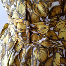 Charger l'image dans la galerie, 1950s - MARIE BONHEUR, Paris - Fabulous Belted Dress - W34 (86cm)