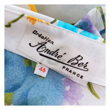 Laden Sie das Bild in den Galerie-Viewer, 1970s - ANDRÉ BER, France - Deadstock - Smoked Cotton Blouse - Sz. M/L