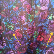 Carica l'immagine nel visualizzatore di Gallery, 1940s - Stunning Roseprint Rayon Crepe Dress - W33 (84cm)