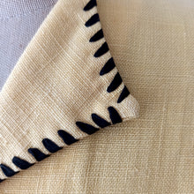 Cargar imagen en el visor de la galería, 1940s - Stunning Black & Yellow French Linen Dress - W26 (66cm)