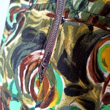 Charger l'image dans la galerie, 1950s - Stunning French Abstract Cotton Dress - W31.5 (80cm)