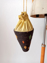 Load image into Gallery viewer, 1940s - Collector's Rare French Black & Yellow Handbag