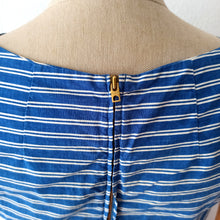 Charger l'image dans la galerie, 1950s - MARIE BONHEUR, Paris - Iconic Stripes Cotton Dress - W24 (60cm)