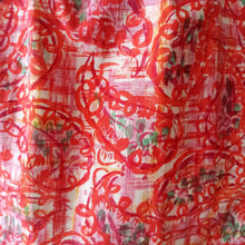 Charger l'image dans la galerie, 1950s - Spectacular French Shawl Collar Cotton Dress - W31 (78cm)