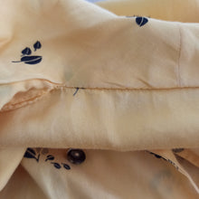 Charger l'image dans la galerie, 1940s 1950s - Beautiful Butter Yellow Cotton Dress - W28.5 (72cm)